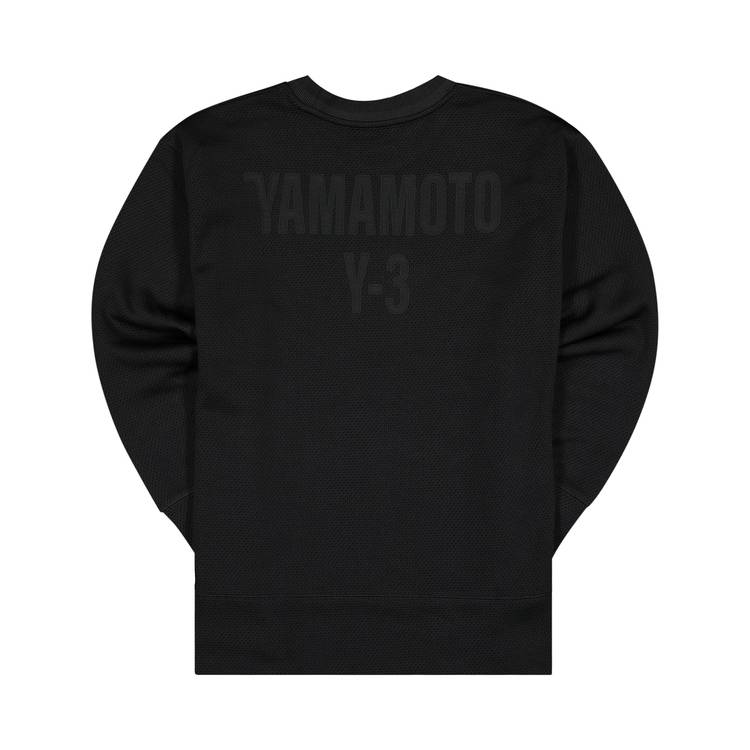 Buy Y-3 U CH2 GFX Mesh Crew Sweatshirt 'Black' - GK4355 | GOAT