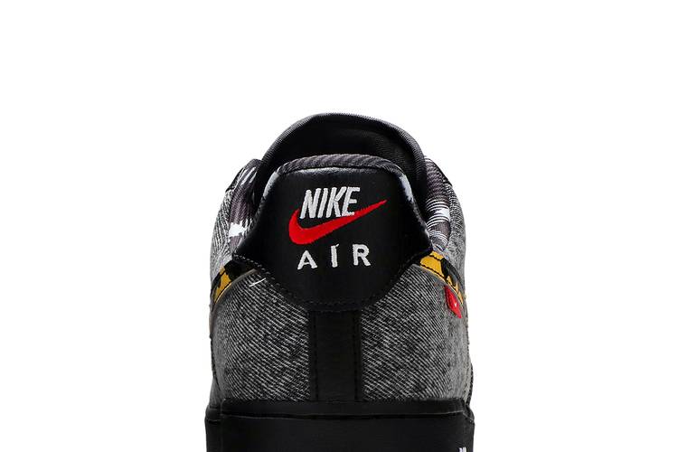 Nike Air Force One Af1 Low Camo Denim Remix Boy's Athletic Sneakers Sz  5Y