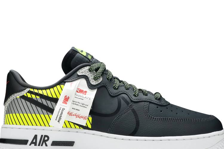 Buy 3M x Air Force 1 React LX 'Anthracite Volt' - CT3316 003 | GOAT