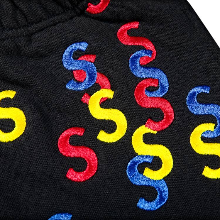 Supreme Embroidered S Sweatshort 'Black'