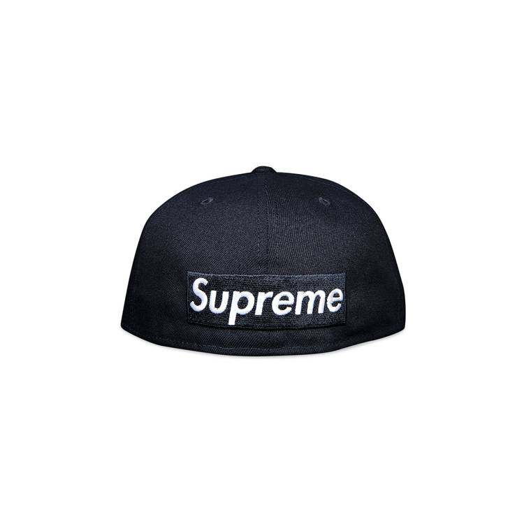 Supreme x New Era Reverse Box Logo Hat 'Navy'