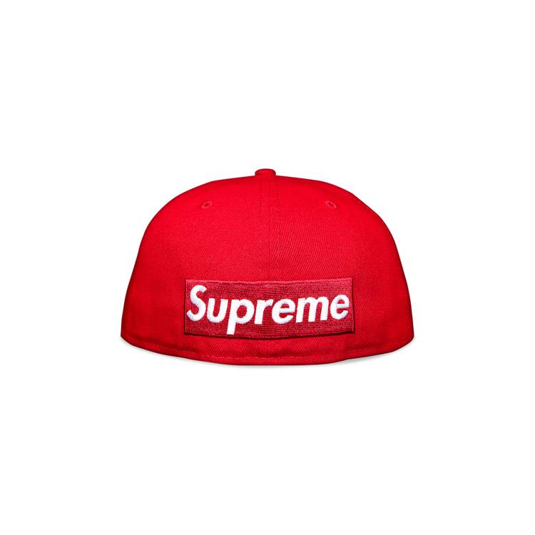 Box logo hat Supreme Red size L International in Cotton - 32128681