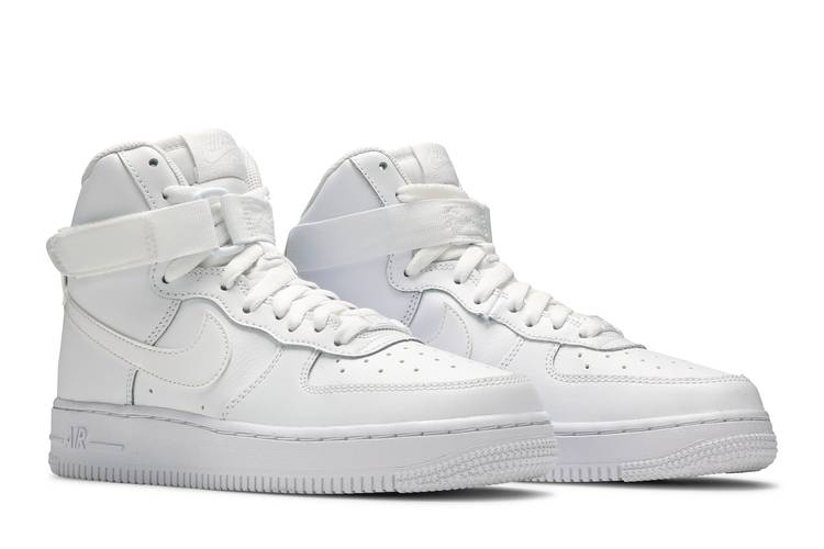 NIKE AIR FORCE 1 HIGH LE GS (WHITE/WHITE) –