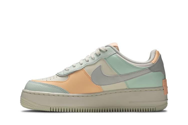 Wmns Air Force 1 Shadow 'Barely Green Crimson Tint' | GOAT