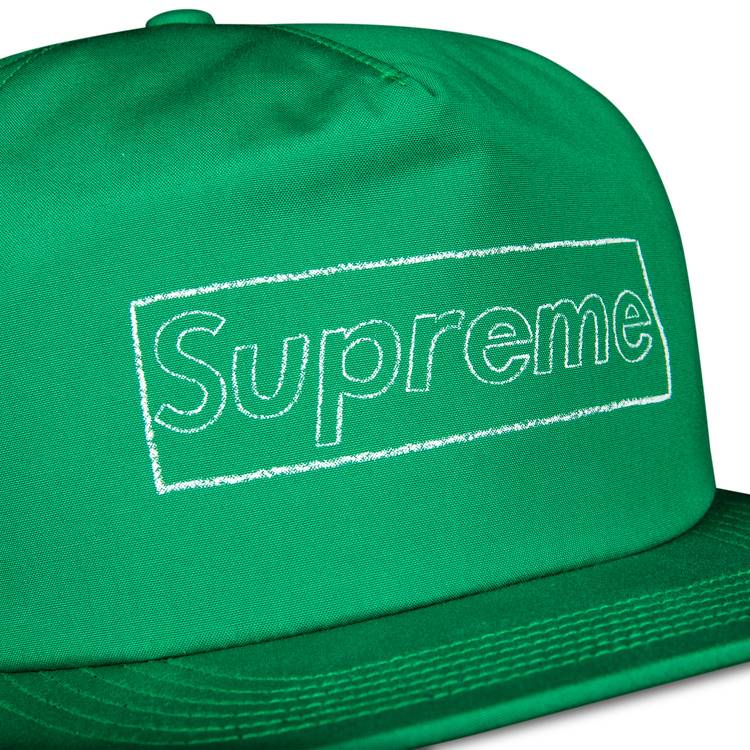 Buy Supreme x KAWS Chalk Logo 5-Panel 'Green' - SS21H113 GREEN