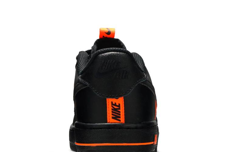 BUY Nike Air Force 1 LV8 GS KSA Black Total Orange