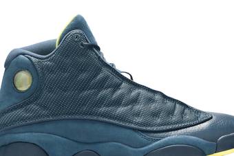 Air Jordan 13 Retro Squadron Blue Men's Shoe - Squadron Blue/Electric Yellow/Black - 11