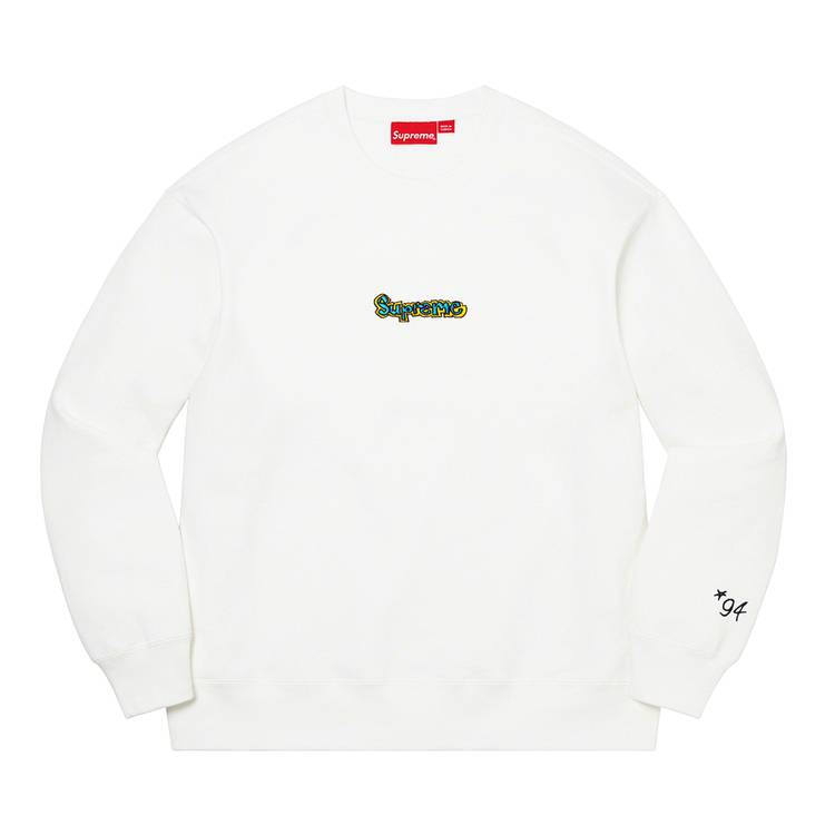 Buy Supreme Gonz Logo Crewneck 'White' - SS21SW53 WHITE