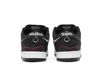 Buy Wasted Youth x Dunk Low SB 'Black Denim' - DD8386 001 | GOAT