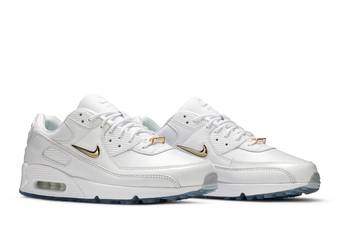 Nike Air Max 90 White Metallic Gold - CW4070-100 – Izicop