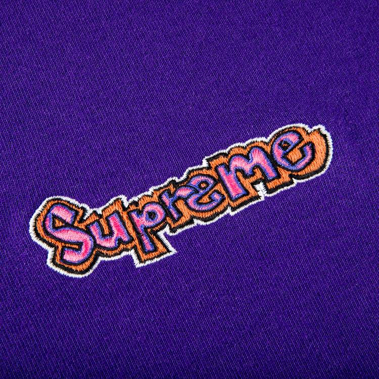Buy Supreme Gonz Logo Crewneck 'Purple' - SS21SW53 PURPLE | GOAT