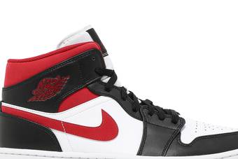 Buy Air Jordan 1 Mid 'Black Gym Red' - 554724 122 | GOAT