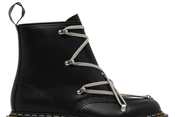 Buy Rick Owens x 1460 Bex Leather Boot 'Black' - 27019001 | GOAT
