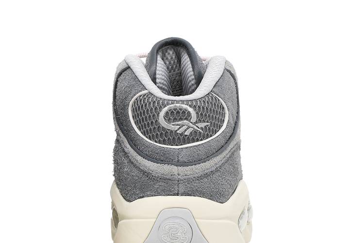 Reebok Question Mid Grey Suede