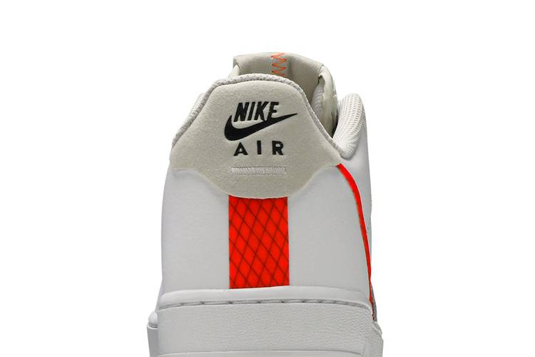 Nike Air Force 1 LV8 3 GS 'White Total Orange