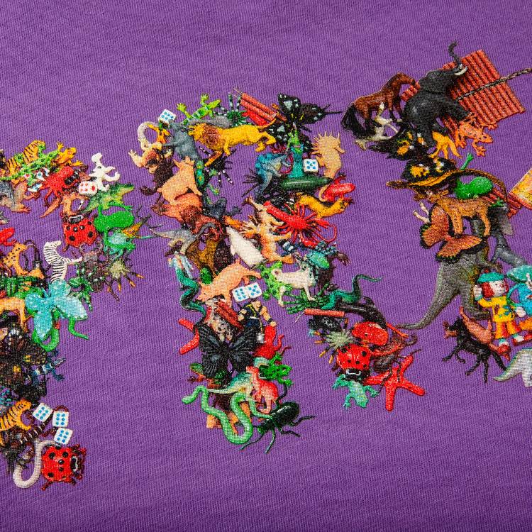 Buy Supreme Toy Pile Tee 'Purple' - SS21T39 PURPLE | GOAT