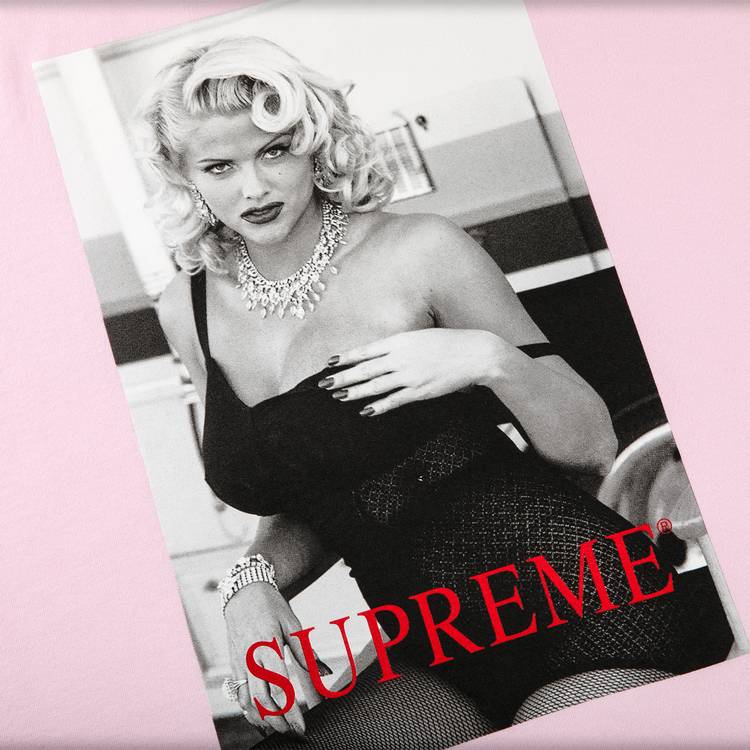 Buy Supreme Anna Nicole Smith Tee 'Light Pink' - SS21T16 LIGHT