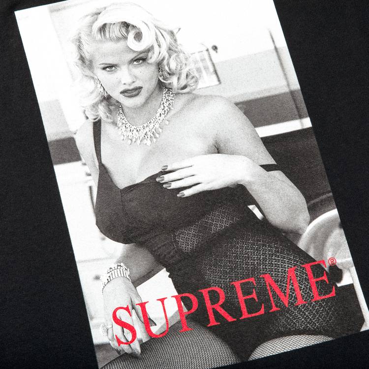 Buy Supreme Anna Nicole Smith Tee 'Black' - SS21T16 BLACK | GOAT CA