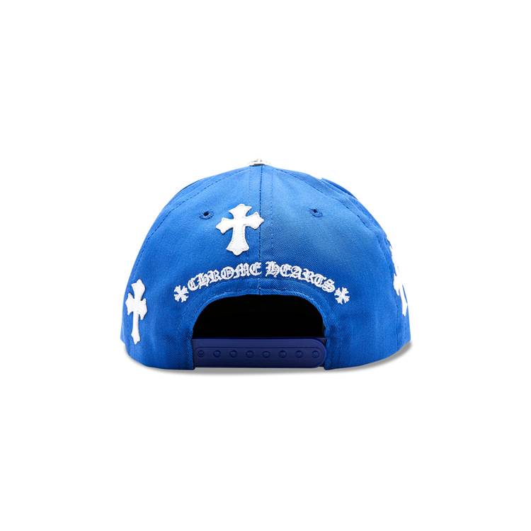 Buy Chrome Hearts Cross Patch Baseball Hat 'Blue' - 1383