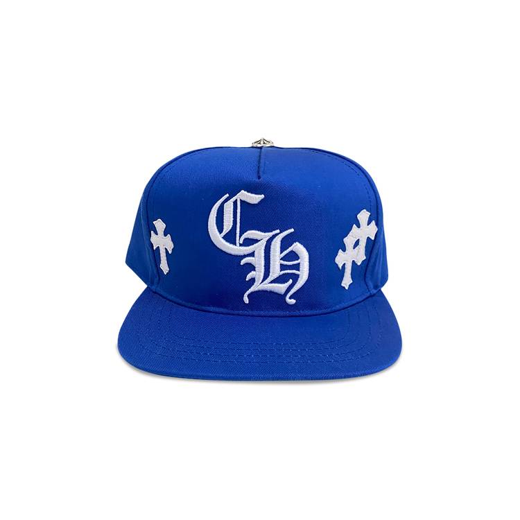 Buy Chrome Hearts Cross Patch Baseball Hat 'Blue' - 1383 