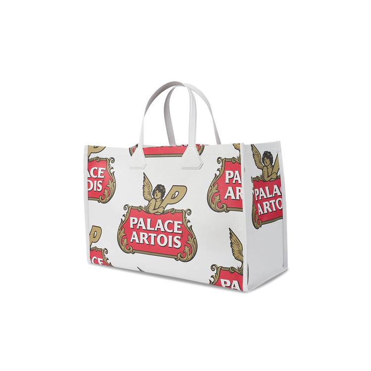 Pre-owned Palace Stella Artois Tote Bag Cream
