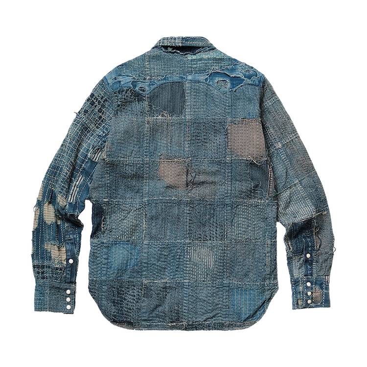 Buy Kapital x Nora x Kaya Boro Western Shirt 'Indigo