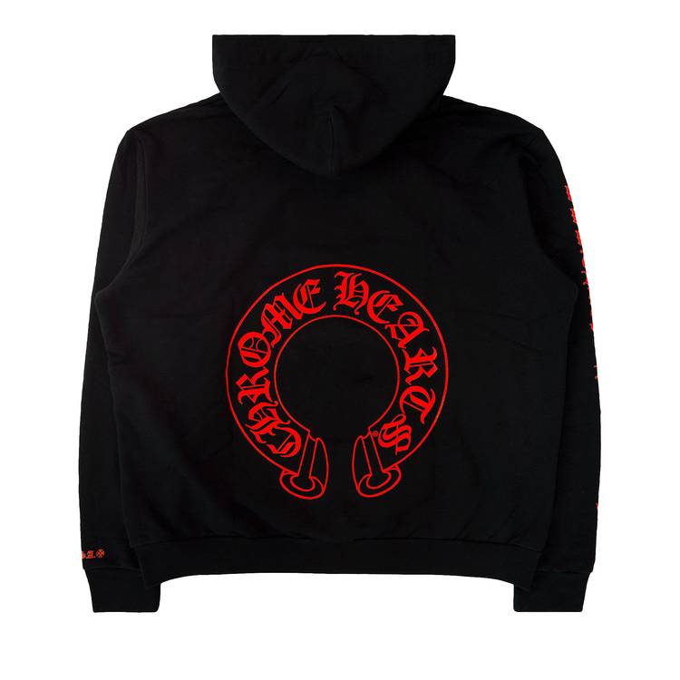 Buy Chrome Hearts Horse Shoe Hoodie (Web Exclusive) 'Black/Pink' - 1383  1SS210106HSHW BLPK