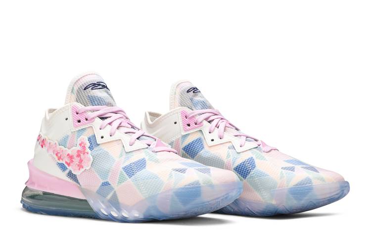 LeBron 18 Low x atmos 'Cherry Blossom' Release Date. Nike SNKRS ID