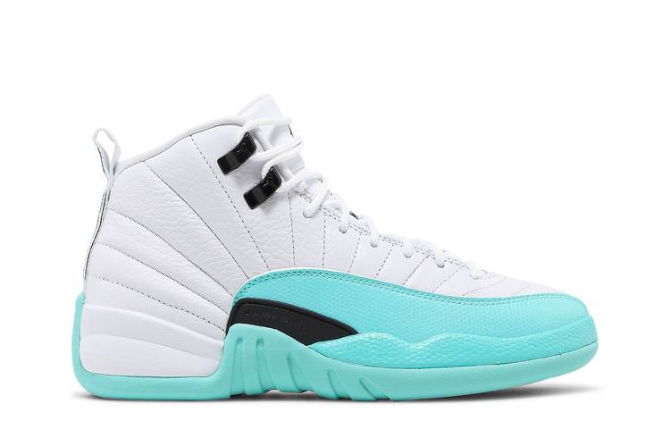 jordan 12 white and light blue