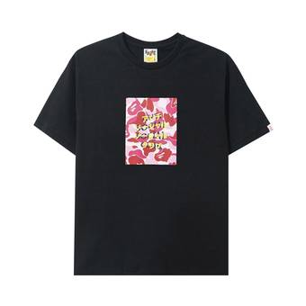 Buy BAPE x Anti Social Social Club Abc Camo Box Tee 'Black/Pink