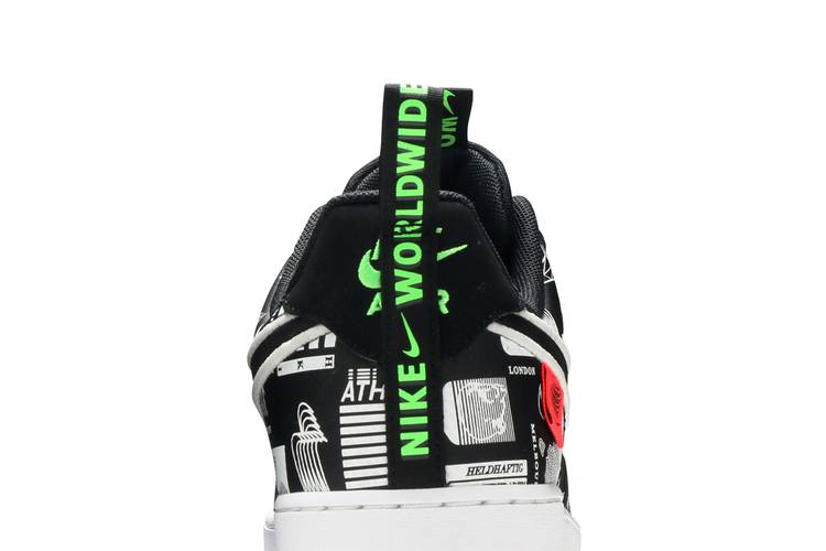 Size 9.5 - Nike Air Force 1 '07 LX Worldwide Pack - Black