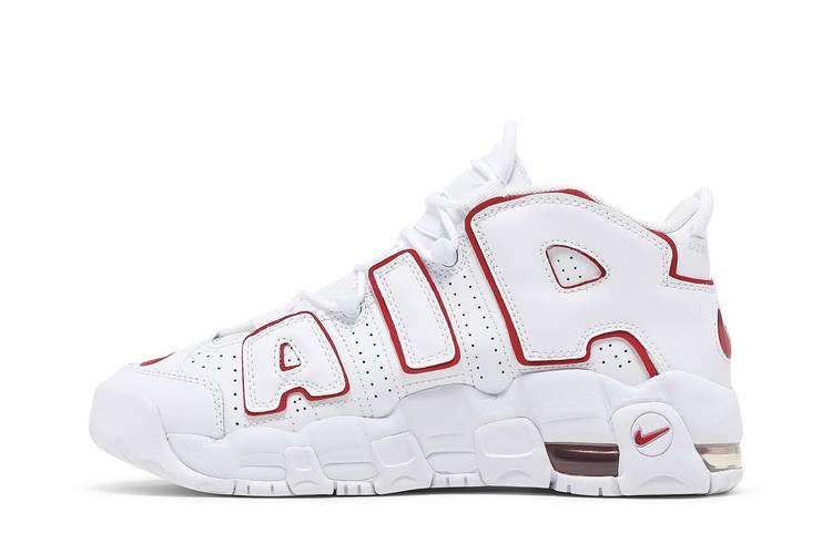  Nike Youth Air More Uptempo GS DJ5988 100 White/Varsity Red -  Size 6Y