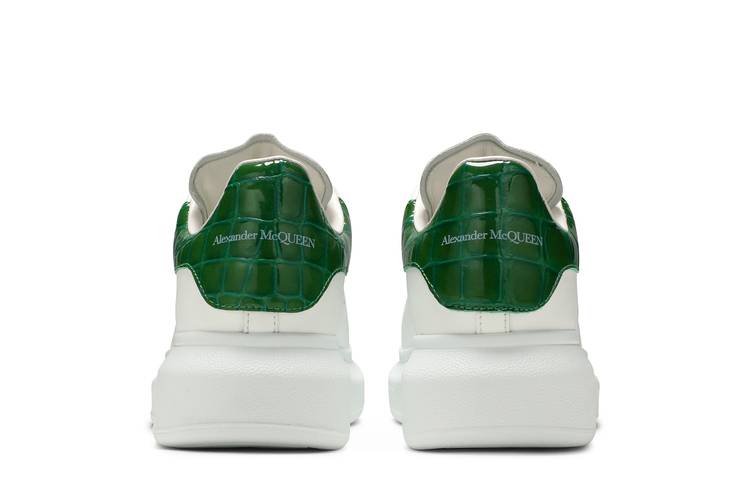 Alexander McQueen oversize Sneakers With Metallic Emerald Green Heel