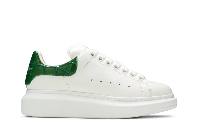 Onrustig goochelaar Jolly Buy Alexander McQueen Wmns Oversized Sneaker 'White Chrome Green' - 553770  WIAF8 9409 - White | GOAT