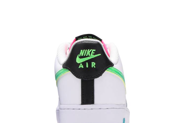 Big Kid's Nike Air Force 1 LV8 1 White/Green Strike-Aquamarine (DJ5154 100)  - 6.5 