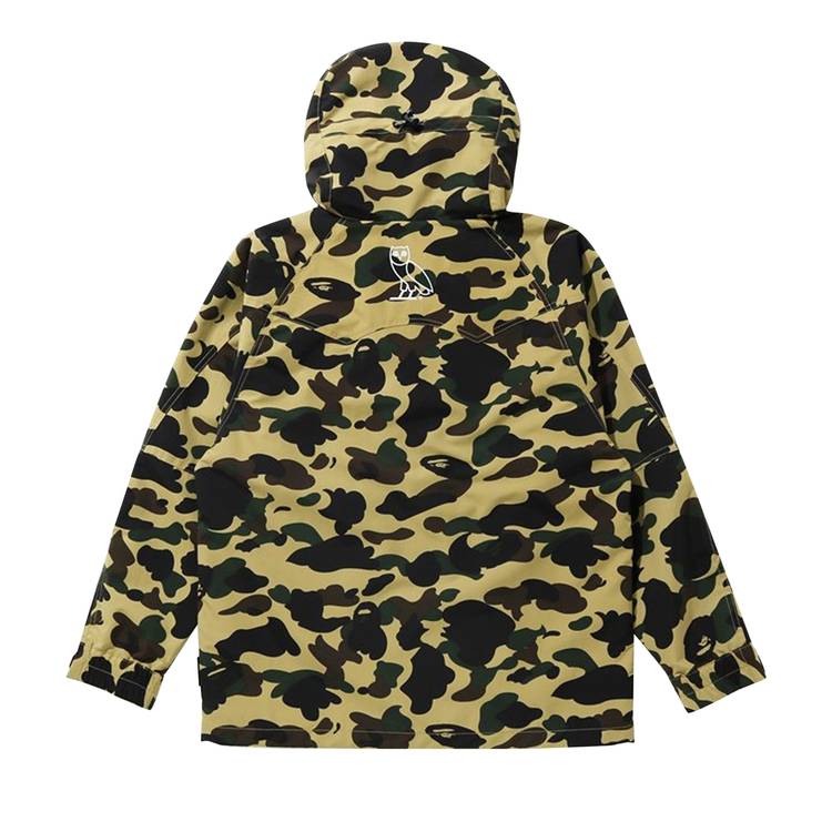 Buy BAPE x OVO 1st Camo Snow Board Jacket 'Yellow' - 1G23 141 909