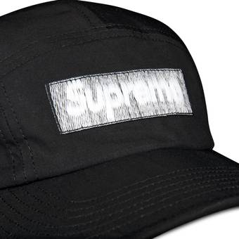 Supreme Reversed Label Camp Cap 'Black'