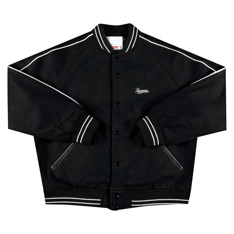 Buy Supreme x Jamie Reid It's All Bollocks Varsity Jacket 'Black 