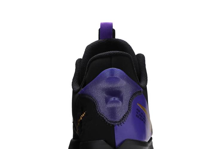 Nike Lebron Witness 5 Black Purple Gold Lakers Shoes CQ9380-003 Men's 10