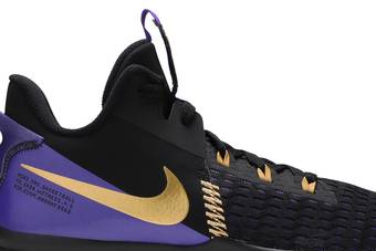 Lebron shoes cheap purple and gold