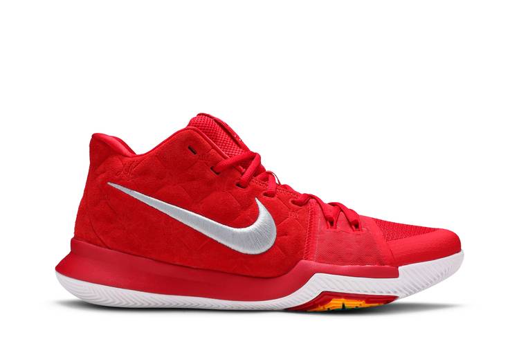 Buy Kyrie 3 Red' - 601 Red GOAT