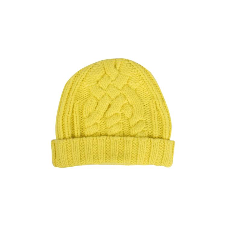 MASCOTTE PATCH BEANIE OCHER YELLOW WHIT in yellow