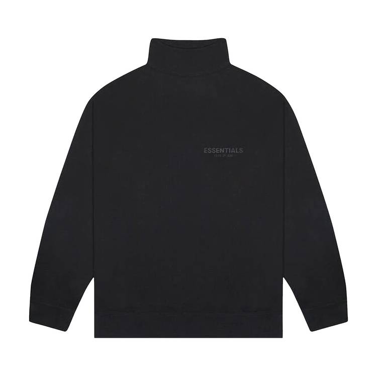 Buy Fear of God Essentials Mock Neck Sweatshirt 'Black' - 0192 25050 0175  001