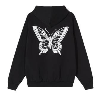 Buy Girls Don't Cry Butterfly Hoodie 'Black' - 2109 1FW190106BH 