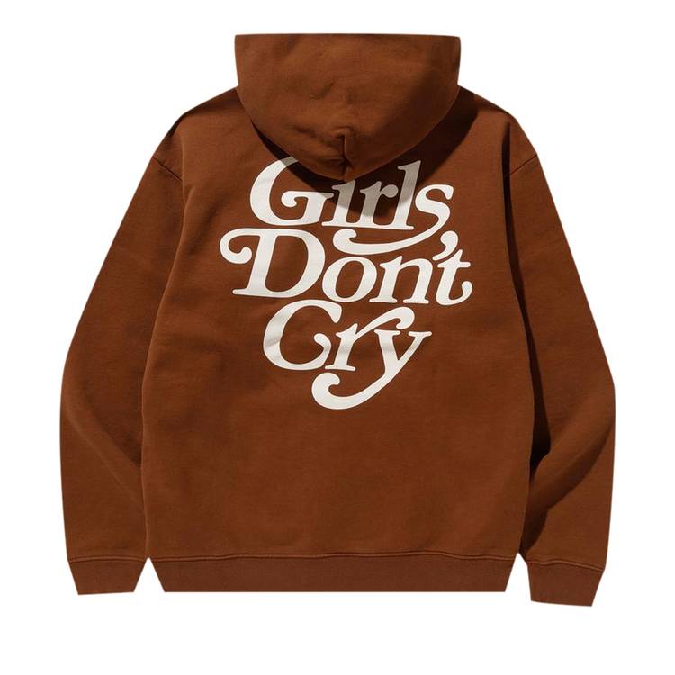 Buy Girls Don't Cry Logo Hoodie 'Brown' - 2109 1FW190106LH BROW