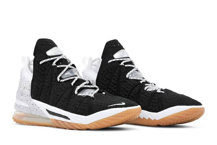 Buy LeBron 18 'Black White Gum' - CQ9283 007 | GOAT