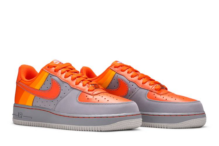 Classic Nike Air Force Af-1 '82 Mens Orange Gray 317295-081 Size 9 . in  2023