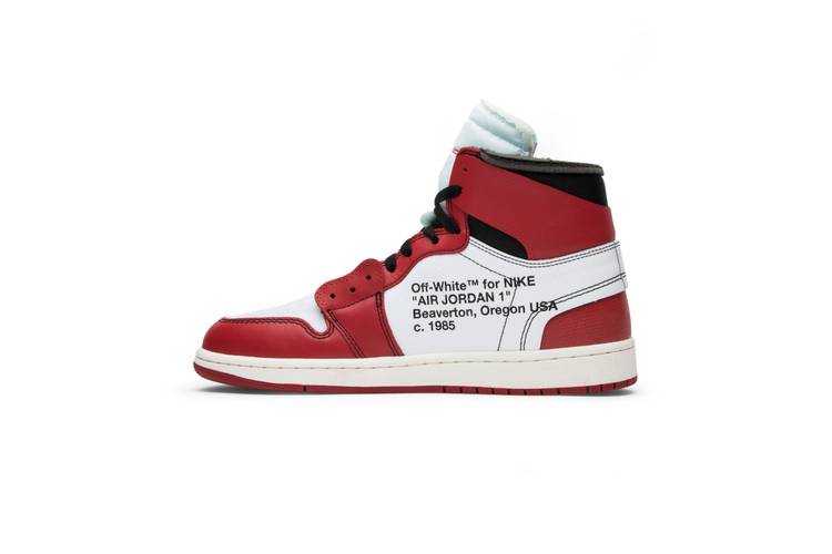 Off-White off white red jordan 1 x Air Jordan 1 Retro High OG 'Chicago' Sample | GOAT
