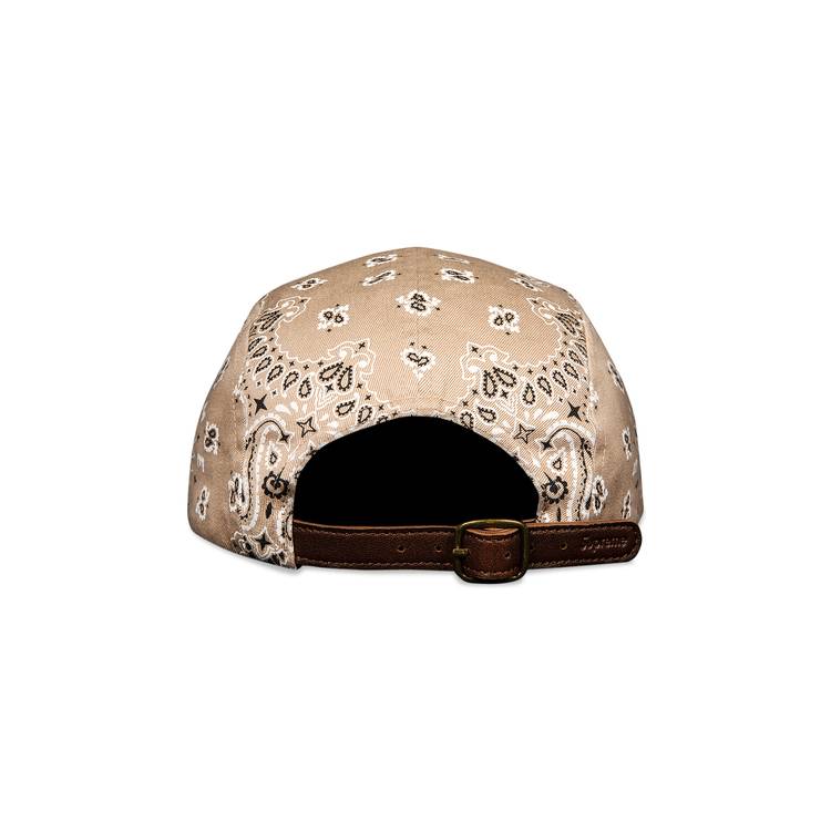 Buy Supreme Bandana Camp Cap 'Tan' - SS21H41 TAN | GOAT