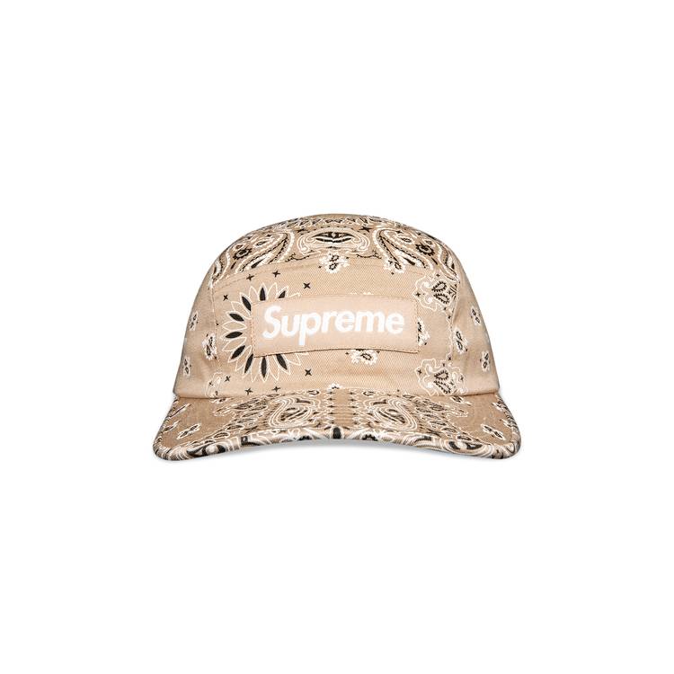 Buy Supreme Bandana Camp Cap 'Tan' - SS21H41 TAN | GOAT